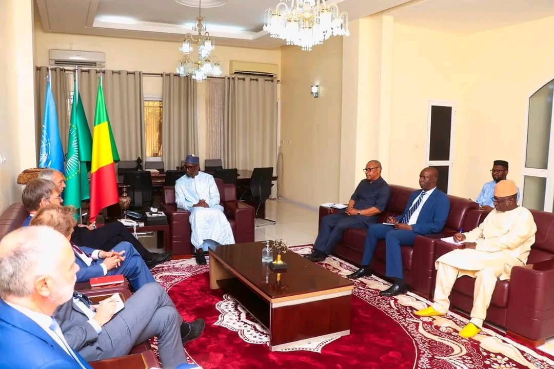 Mali: Audience entre Son Excellence Monsieur Abdoulaye DIOP et Monsieur Joâo CRAVINHO, Représentant spécial de l'Union Européenne pour le Sahel